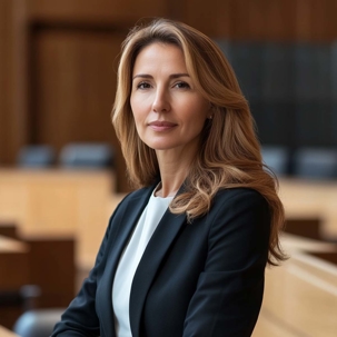 Lawyer in court