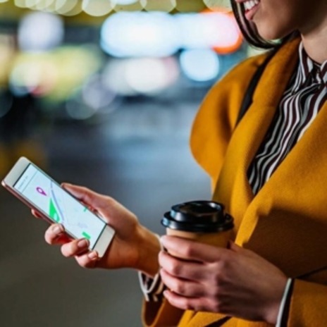 Woman on phone